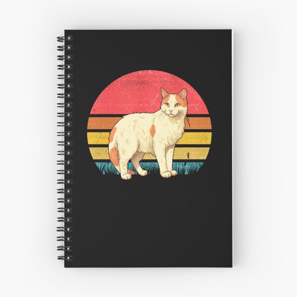 Item preview, Turkish Van Cat Vintage Retro Sunset designed and sold by rafaeltto.