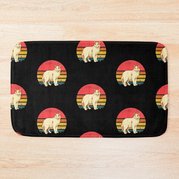 Item preview, Turkish Van Cat Vintage Retro Sunset designed and sold by rafaeltto.