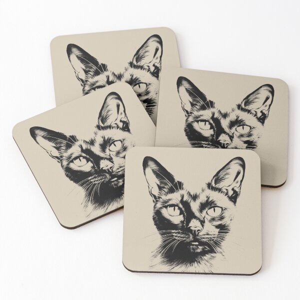 Item preview, Burmese Cat Art Sticker designed and sold by allthis.