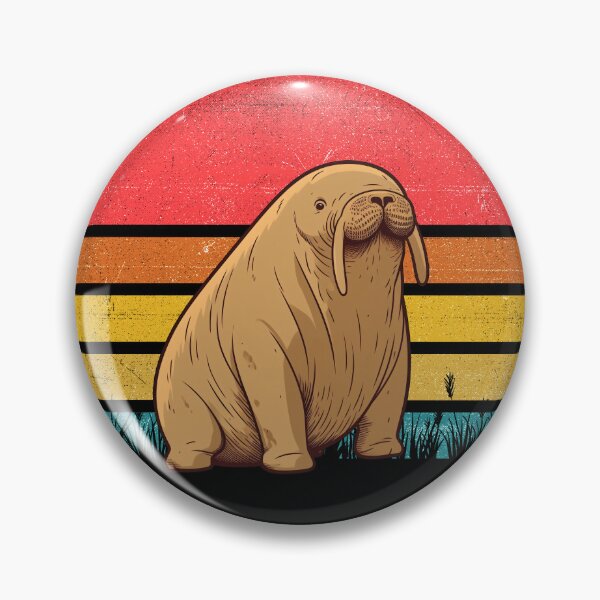 Item preview, Walrus Vintage Retro Sunset designed and sold by rafaeltto.