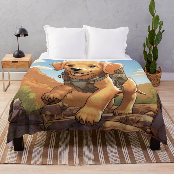 Item preview, Golden Retriever Adventure designed and sold by ARTficiallyAnon.
