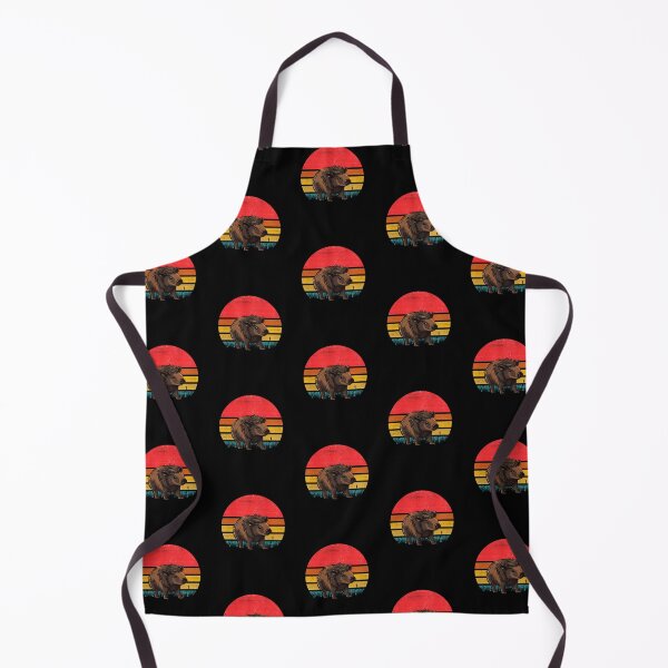 Item preview, Warty Pig Vintage Retro Sunset designed and sold by rafaeltto.