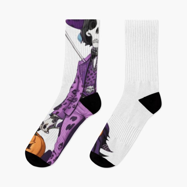 Item preview, Purple dressed skeleton designed and sold by EssentialsWear.