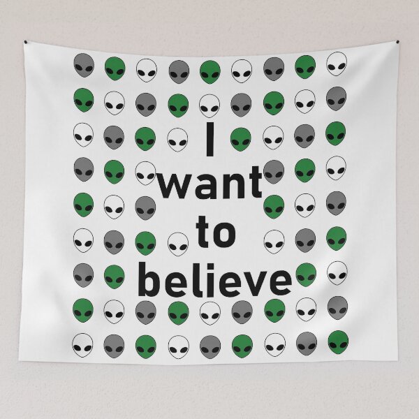 Item preview, I Want To Believe-Alien designed and sold by justpaint.