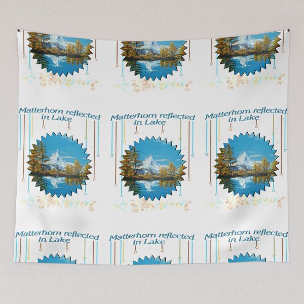 Item preview, Matterhorn Mountain lake view designed and sold by Red bubble Artist.