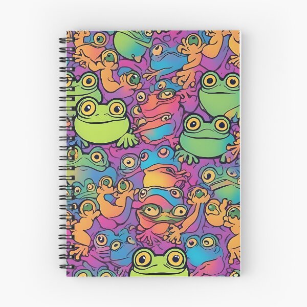 Item preview, Trippy Frog Pattern designed and sold by Ac3k.