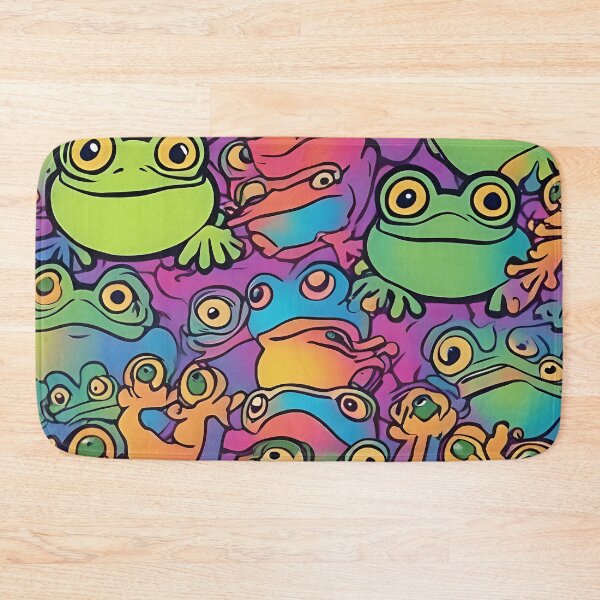 Item preview, Trippy Frog Pattern designed and sold by Ac3k.