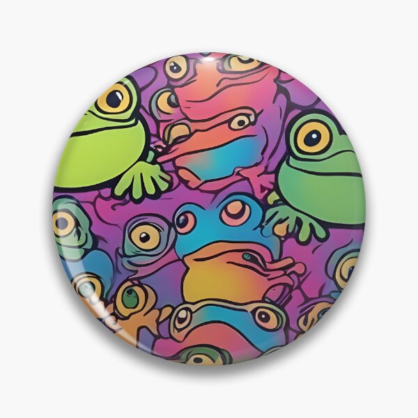Item preview, Trippy Frog Pattern designed and sold by Ac3k.