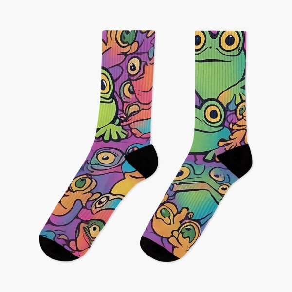 Item preview, Trippy Frog Pattern designed and sold by Ac3k.