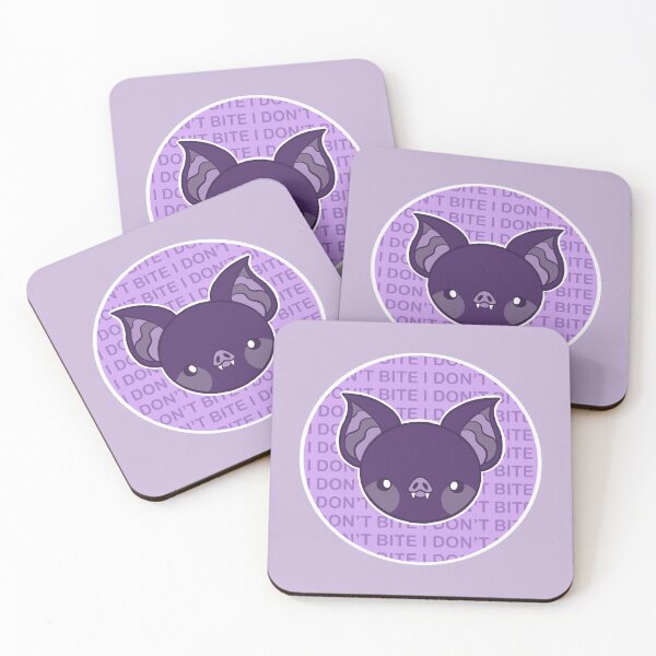 Item preview, I DON’T BITE - Purple Bat designed and sold by GraesDreams.