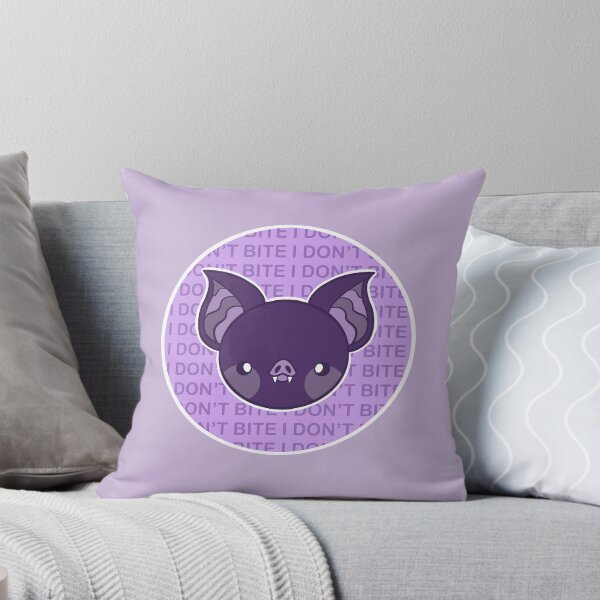 Item preview, I DON’T BITE - Purple Bat designed and sold by GraesDreams.