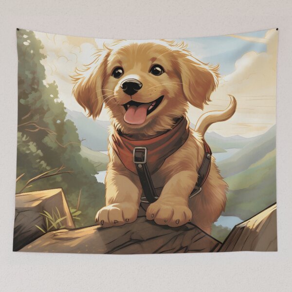 Item preview, Golden Retriever Adventure  designed and sold by ARTficiallyAnon.