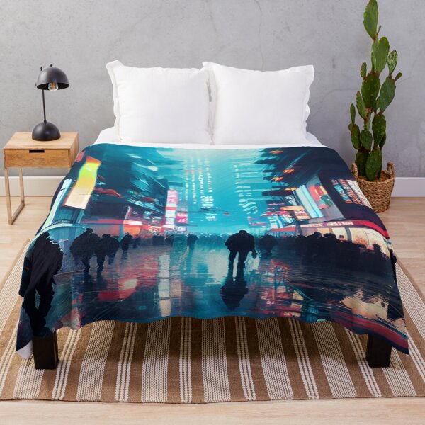 Item preview, Bustling Cyberpunk City Street designed and sold by I-A-Troy.