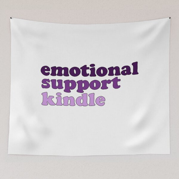 Item preview, Purple Emotional Support Kindle designed and sold by ereardon0.