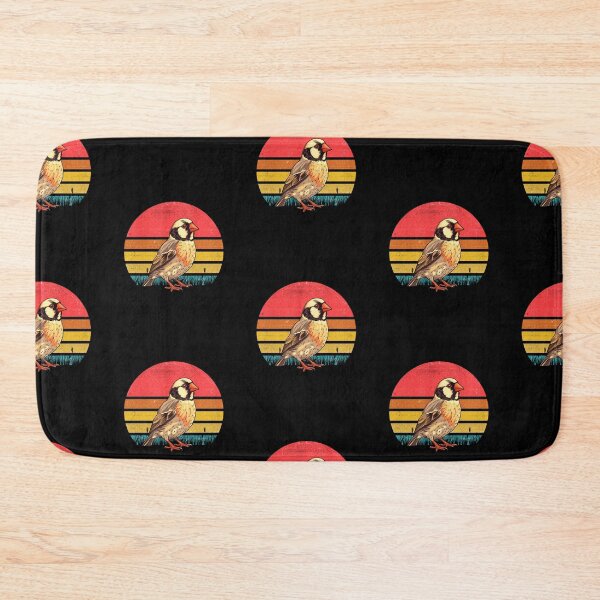 Item preview, Zebra Finch Vintage Retro Sunset designed and sold by rafaeltto.