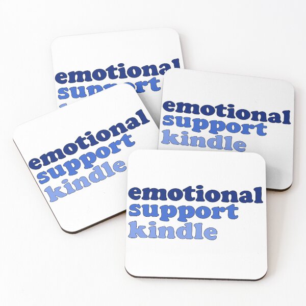 Aperçu de l'œuvre Kindle de soutien émotionnel bleu créée et vendue par ereardon0.