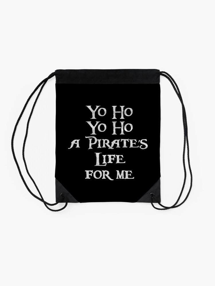 Alternate view of Yo ho Yo ho Drawstring Bag