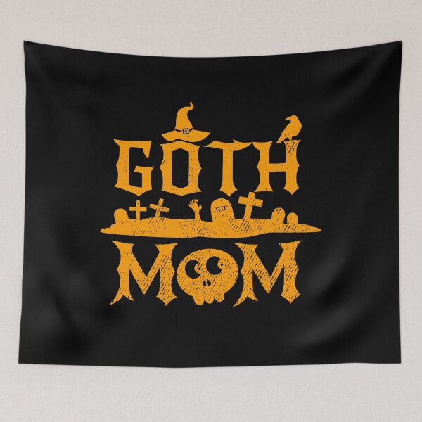 Item preview, Vintage Gothic Mom Funny Halloween designed and sold by Thevulcano.
