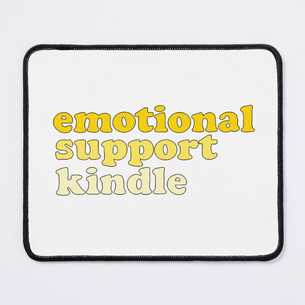 Aperçu de l'œuvre Kindle de soutien émotionnel jaune créée et vendue par ereardon0.