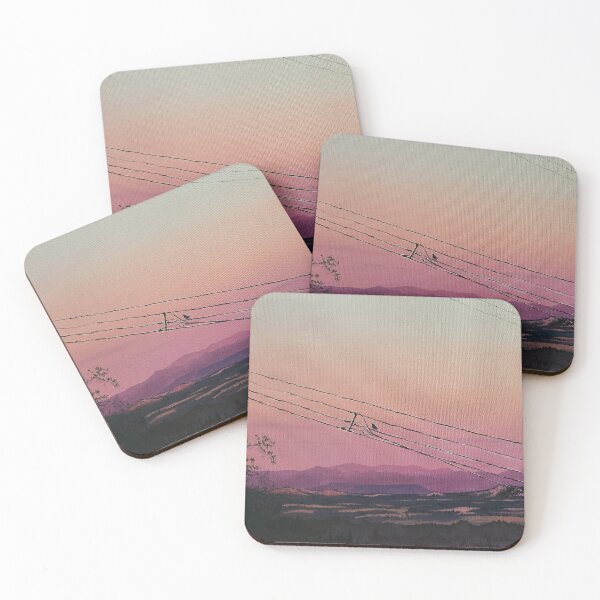 Item preview, Bird on a Wire With Sunset & Forested Valley designed and sold by John Palombo.