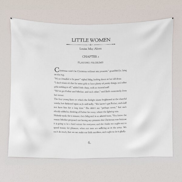 Item preview, Little women book page , first page christmas designed and sold by Inktown.