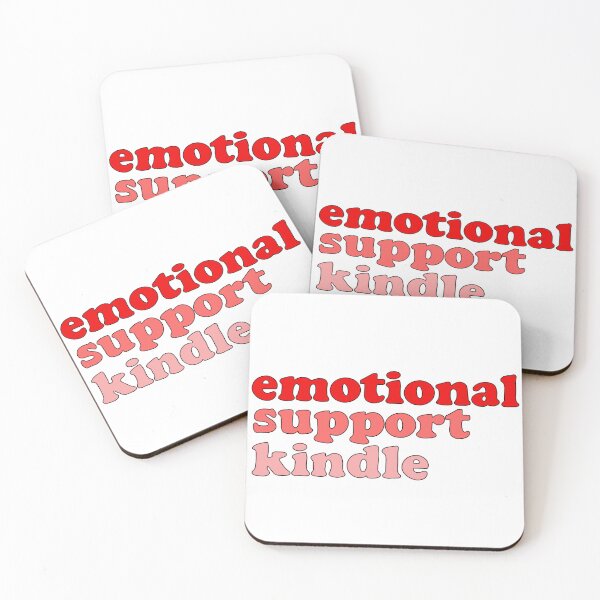 Aperçu de l'œuvre Rouge Soutien émotionnel Kindle créée et vendue par ereardon0.