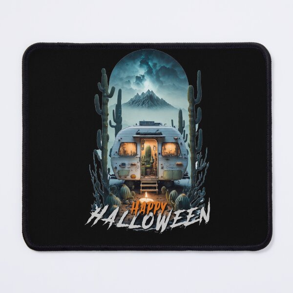 Item preview, Happy Halloween Camper in Desert designed and sold by Barbaventuras.
