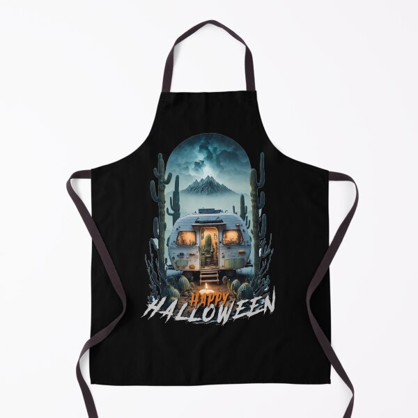 Item preview, Happy Halloween Camper in Desert designed and sold by Barbaventuras.