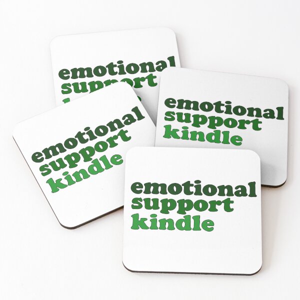 Aperçu de l'œuvre Kindle de soutien émotionnel vert foncé créée et vendue par ereardon0.