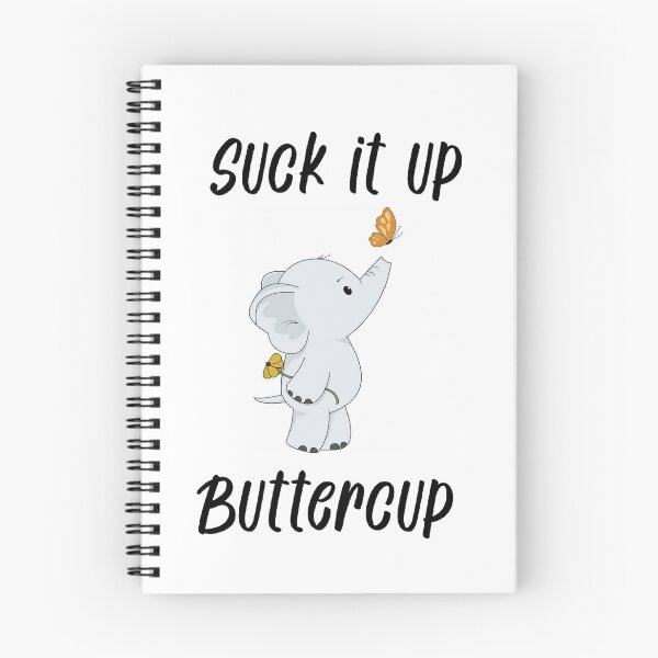 Item preview, Suck It Up Buttercup Elephant  designed and sold by ArtWithHearts11.