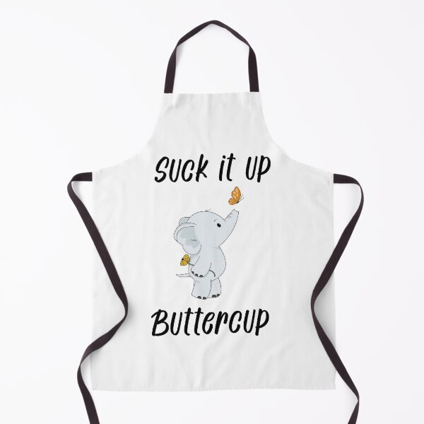 Item preview, Suck It Up Buttercup Elephant designed and sold by ArtWithHearts11.