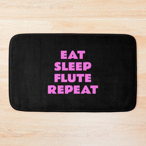 Item preview, Eat Sleep Flute Repeat flutist, flautist musician humor designed and sold by Inspirationmotivation.