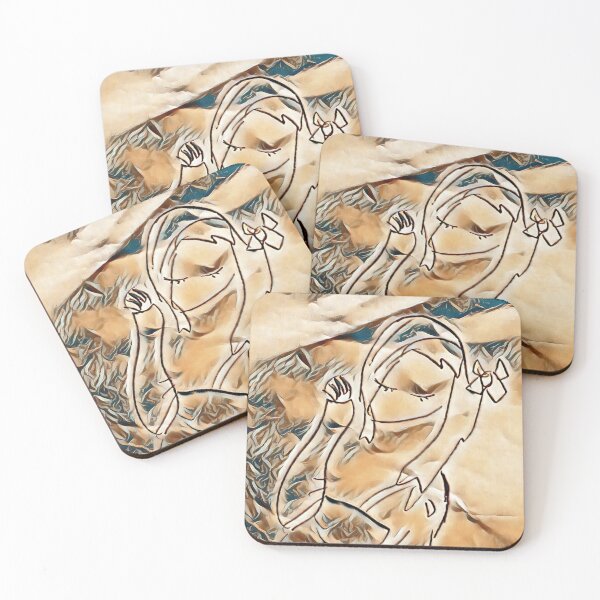 Item preview, Cute illustrations anime abstract background wallpapers designed and sold by Lillymagicart.