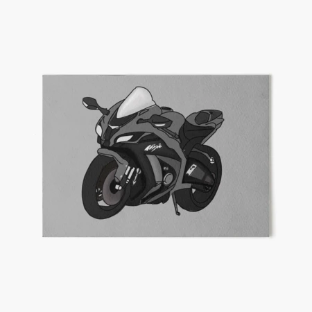 イラスト zzqa Ninja Zx-6r Motorcycle EPS - SVG - PNG - Dxf Vector Art