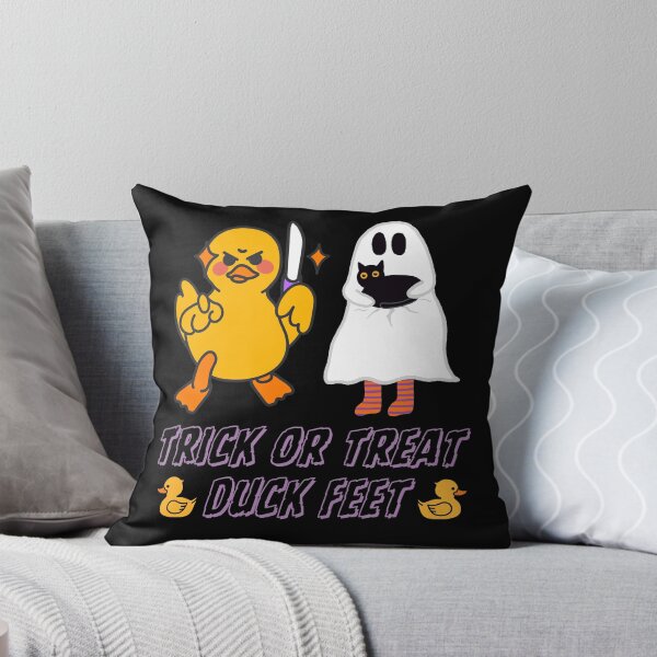 Item preview, Rubber Duck Fighting Ghost - Trick or Treat Duck Feet designed and sold by DavidsDucks.