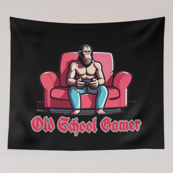 Item preview, Old school gamer designed and sold by Roxburylane.