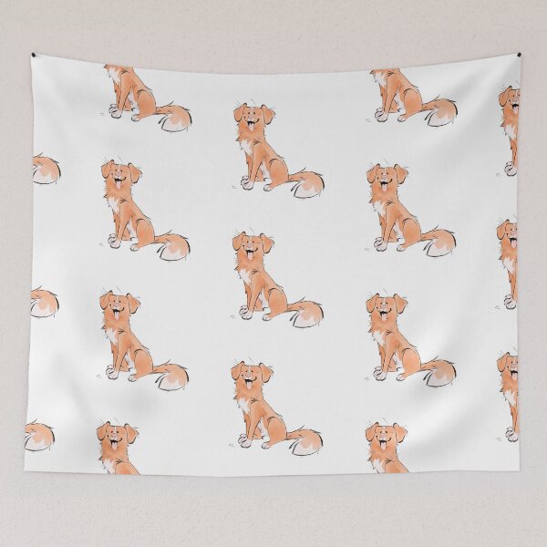 Item preview, Doggust day 12 Nova Scotia Duck Tolling Retriever designed and sold by kewaizii.