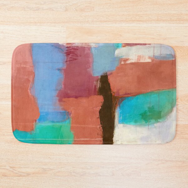 Item preview, Blue, Sea Green, And Stucco-Clay Hues Abstract designed and sold by DEC02.