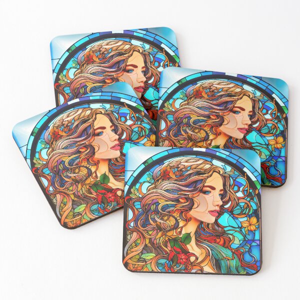 Item preview, Stained Glass Sarah I designed and sold by SWImpressions.