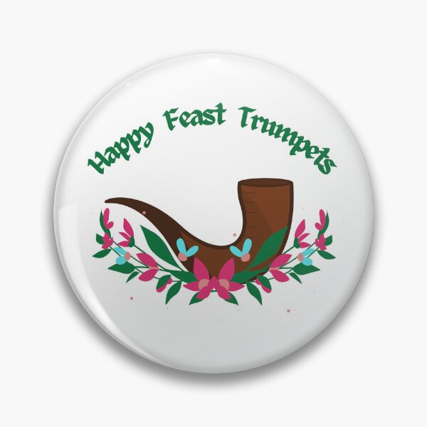 Item preview, Happy Feast of Trumpets - designed and sold by Shilohlove.
