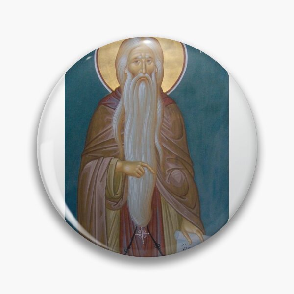 Item preview, St Macarius the Great of Egypt Orthodox Icon designed and sold by StJohnBrotherhd.