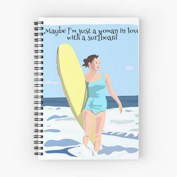 Item preview, Woman in Love with a Surfboard designed and sold by scratchedhand.