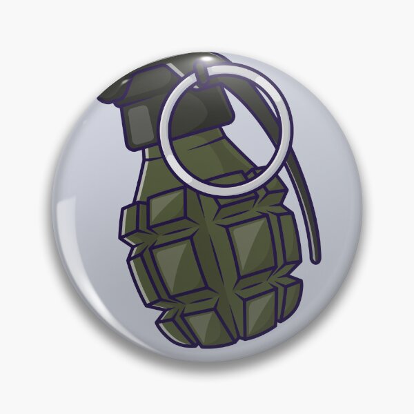 Item preview, Playful Grenade: Cartoon Vector Icon Illustration of an Explosive Object designed and sold by hjian8219.