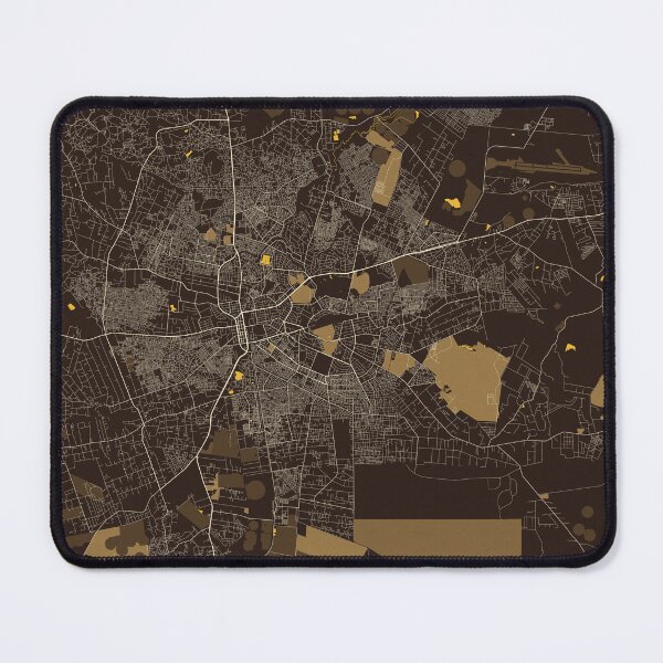 Item preview, Lusaka City Map of Zambia - Pastel designed and sold by deMAP.