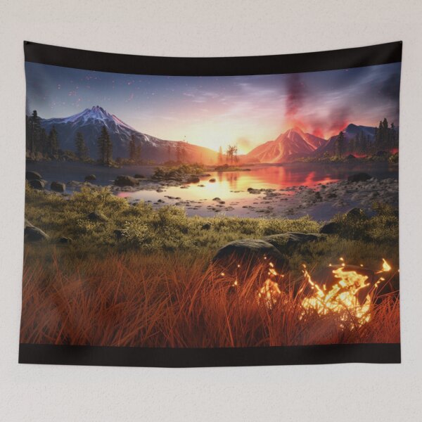 Item preview, Landscape - Vulcano at a Distance designed and sold by shakespeare1212.