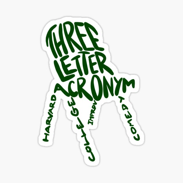 Item preview, Improv Chair (for power dynamics), Three Letter Acronym  designed and sold by TLAImprov.
