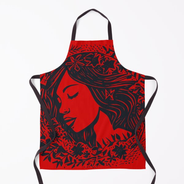 Item preview, Linocut Woman designed and sold by Texterns.