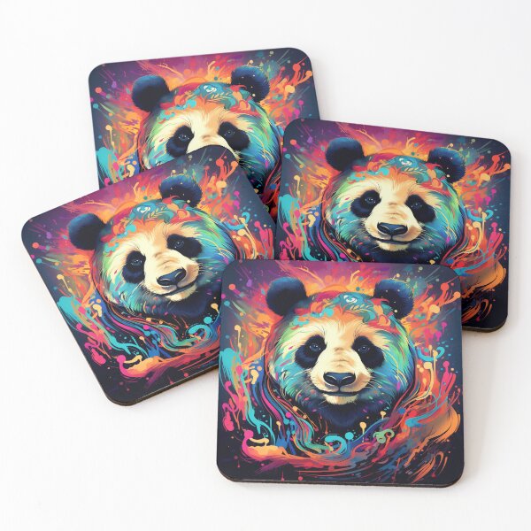 Item preview, Vivid Panda designed and sold by Beauty  Art Printable.