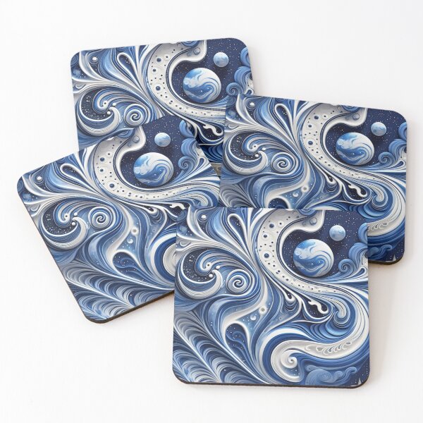 Item preview, Abstract Space, Planets, Nebulas, Galaxies designed and sold by BirdsnStuff.