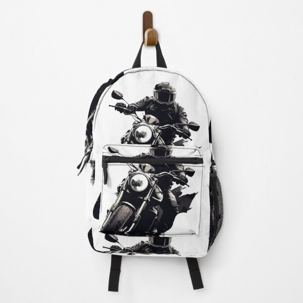 Item preview, Biker In Black And White designed and sold by Bibby22.